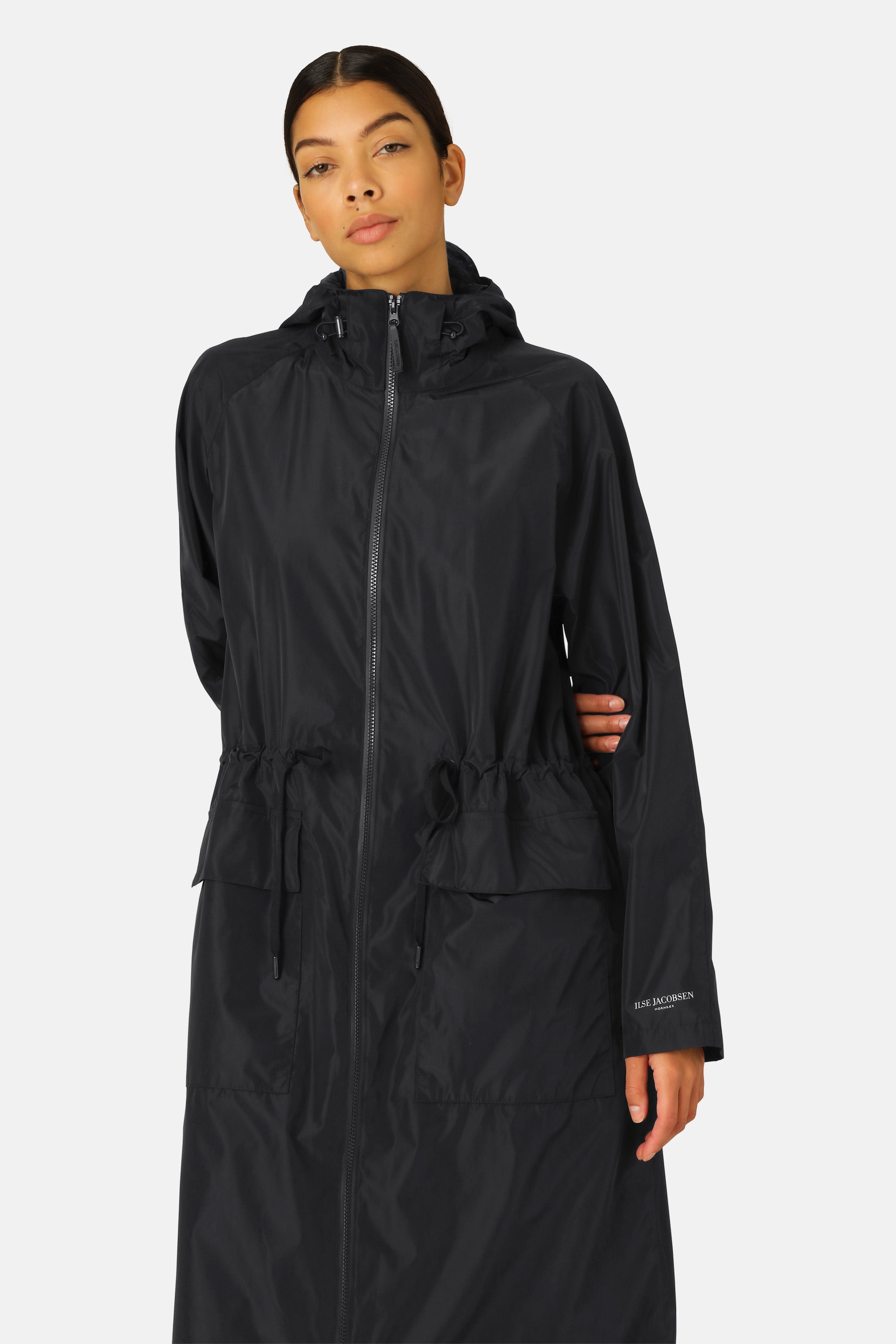 Ilse Jacobsen Hornbæk Rain Regenmantel Raincoat 001 Black